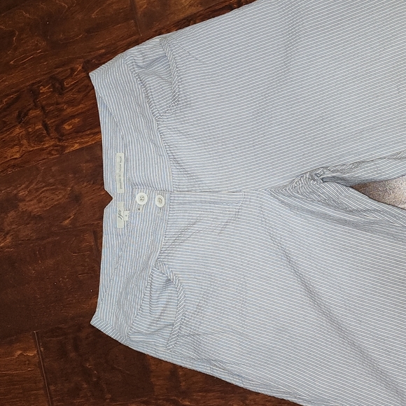 J. Jill seersucker genuine fit below waist pants - Picture 4 of 8